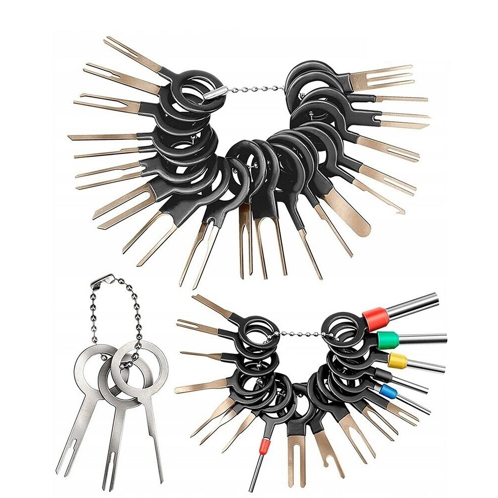 41PCS Wire Terminal Removal Tool Car Electrical Wiring Crimp Connector Pin Key