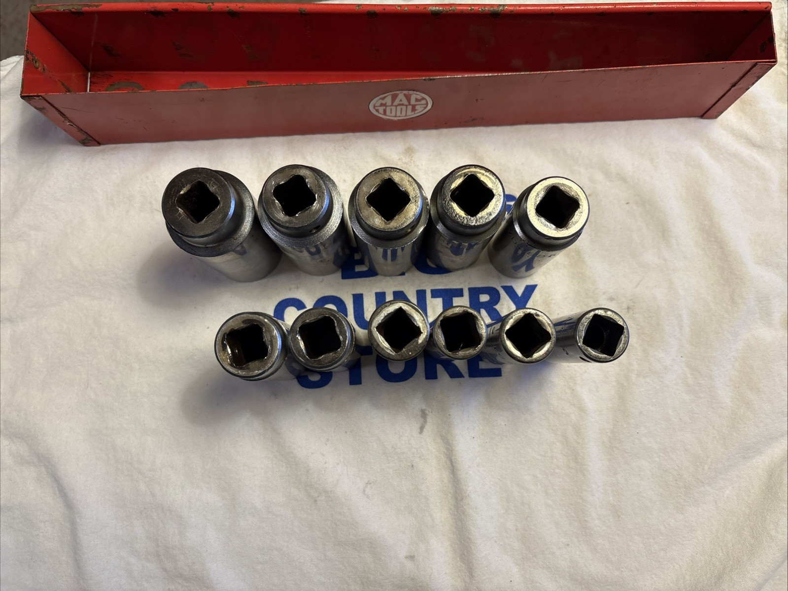 Mac Tools 1/2″ Dr 1/2″ – 1-1/8″ 12pt Deep Chrome Socket Set (no 7/16) SVD122TR