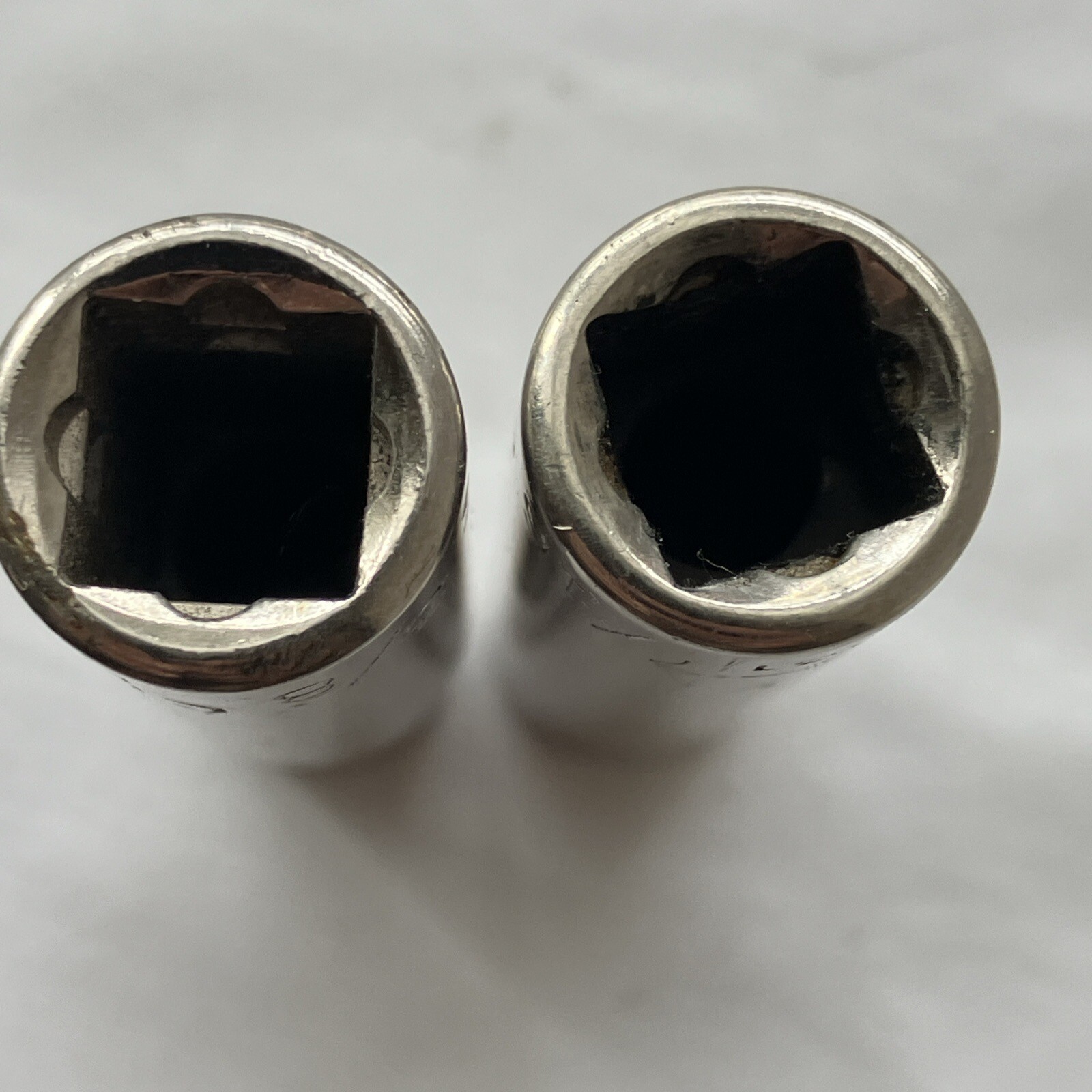 Craftsman 43331 7/16in. & 43333 3/8in Deep 6 pt Sockets 3/8 Drive USA