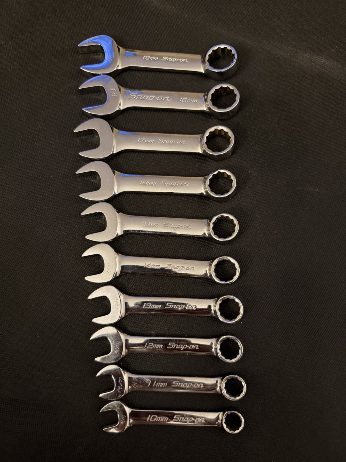 Snap On 10-19 Stubby Wrench Set 10-19 – OXIM – In Tray / USA