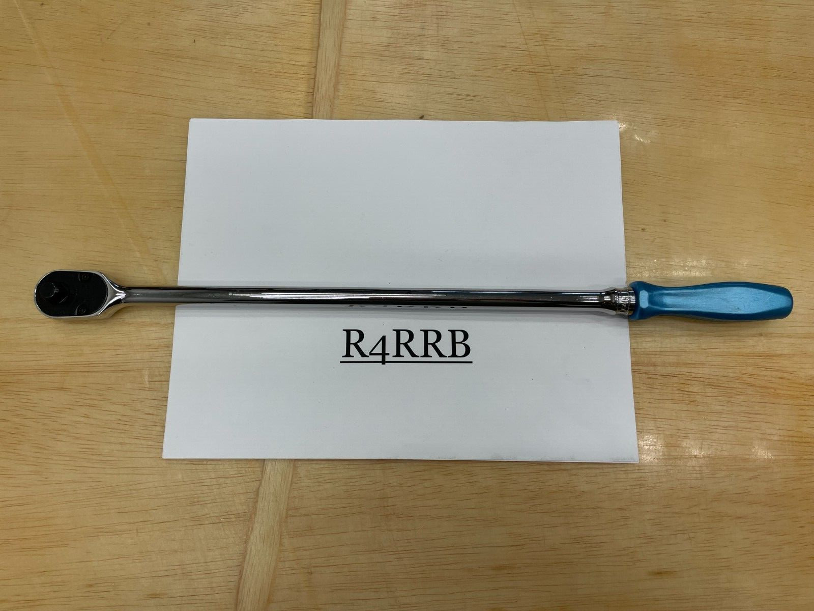 Snap-on Tools NEW BLUE PEARL 3/8″ Drive Hard Extra-Long Fixed Ratchet FHLLD80PB