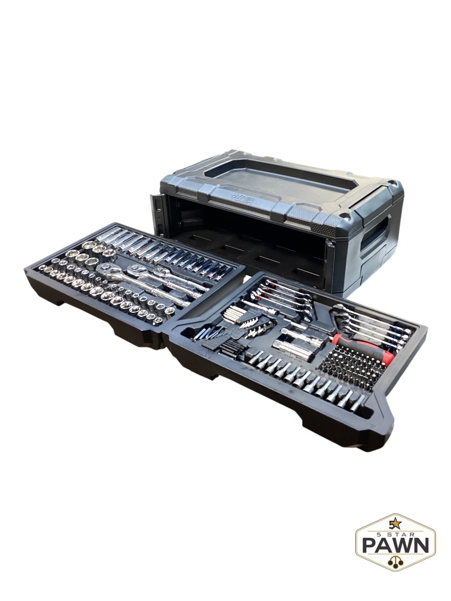 Hyper Tough 170-Piece 1/4, 3/8 and 1/2-inch Drive Mechanics Tool Set (FVS037087)