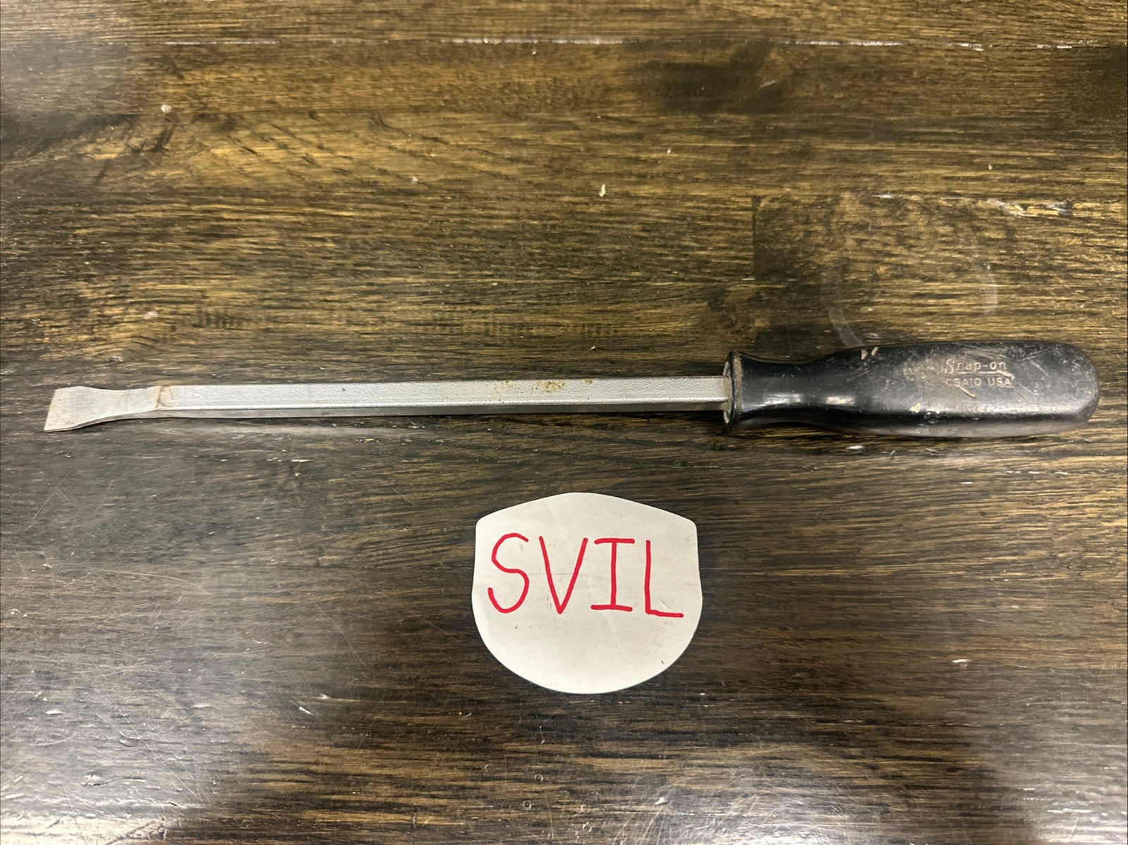 USED SNAP ON CSA10 BLACK HANDLE 8″ RIDGID CARBON GASKET SCRAPER CSA 10 12″ OAL