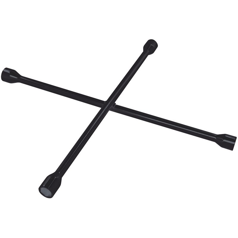 Performance Tool W11 Lug Nut Wrench; 4 Way Truck Wrench; Chrome Plated; Steel; S
