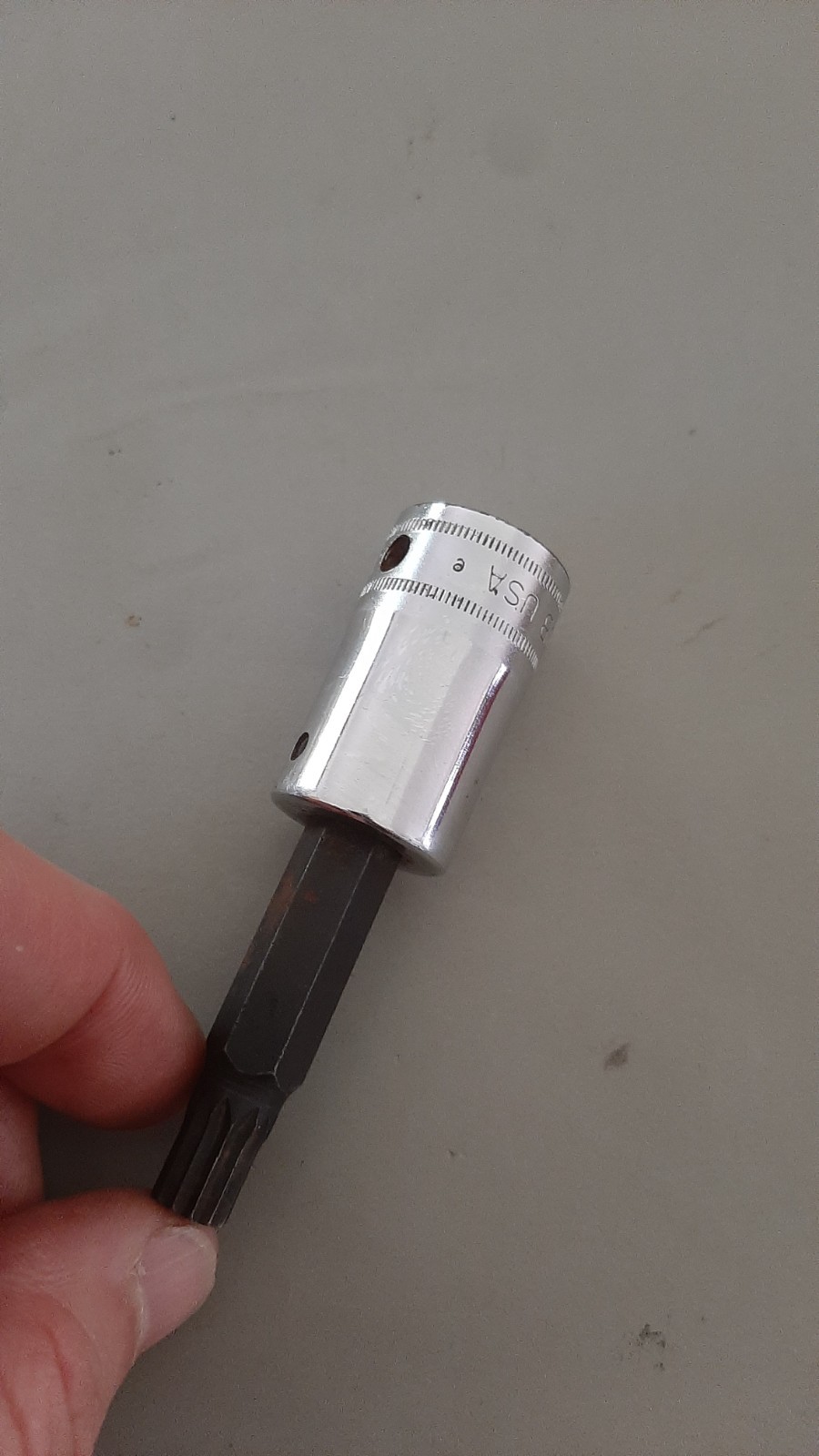 Snap-on STSM10B 1/2″ Drive 10mm Triple Square Bit Driver Socket USA 627
