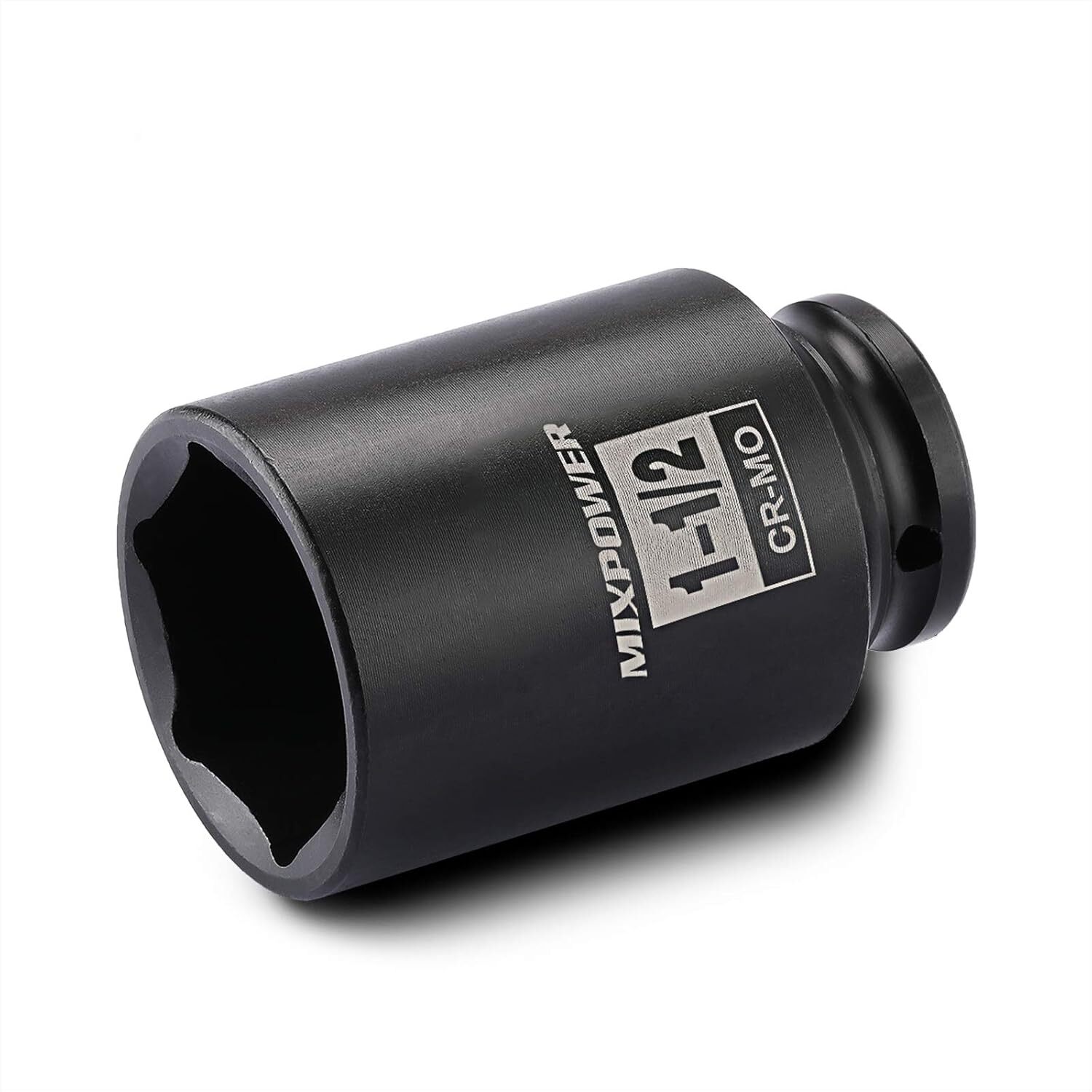 Mixpower 1/2 Inch Drive Deep Impact Socket 1-1/2 Sae, 1-1/2″, Black