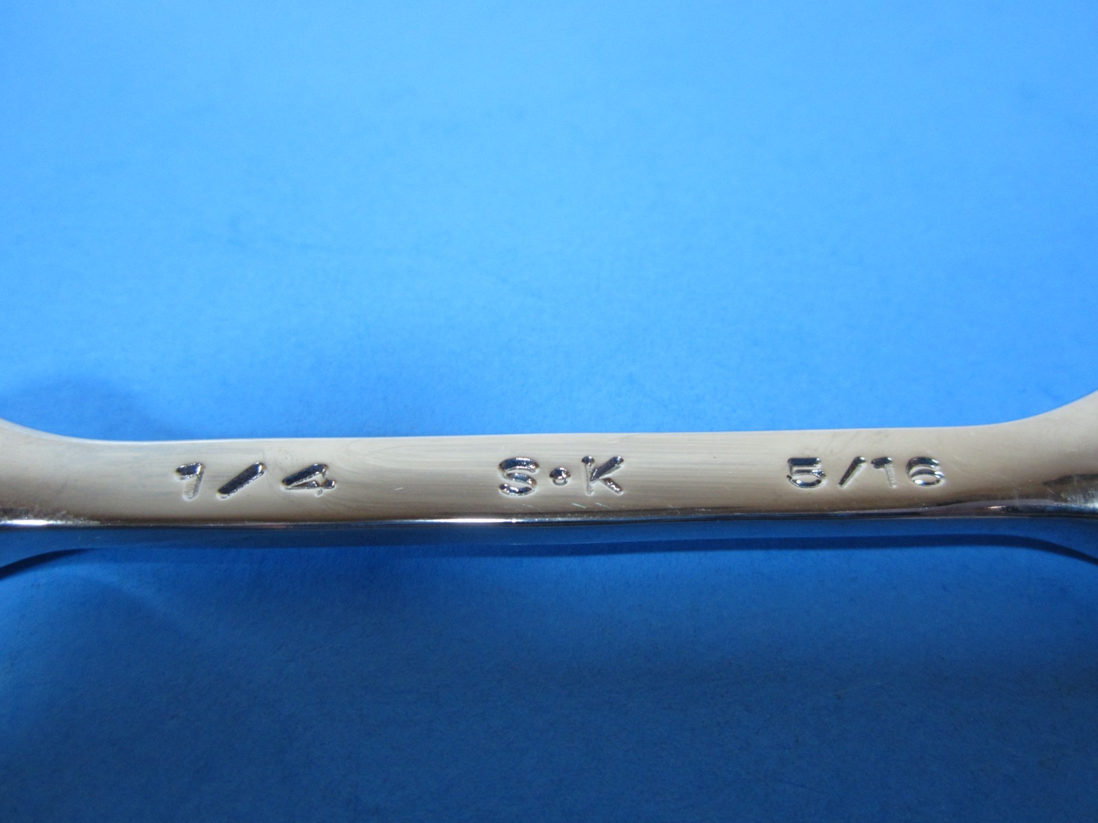 (NOS) SK TOOLS #-F810 *USA* 1/4″ x 5/16″ Double Flare Nut Open End Line