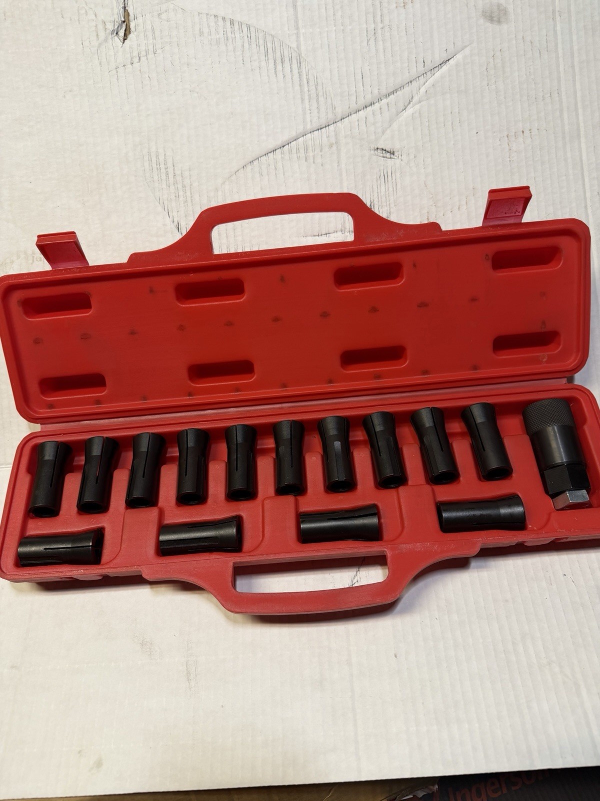 Cal-Van Tools 95500 15 piece SAE 1/4″ to 5/8″ Roller-Type Stud Extractor Set NEW