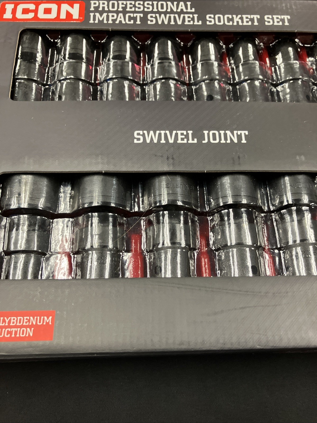 ICON Professional Impact Swivel Socket Set 14pc 1/2″ Drive SAE 13US-14 59741