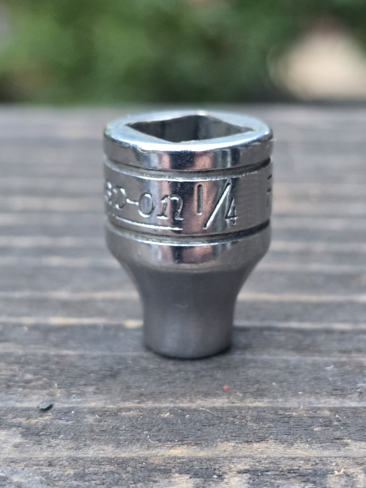 Snap On Tools FS081 3/8″ Drive 6pt Shallow Socket USA 1959