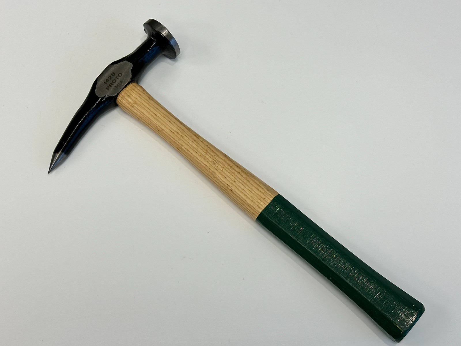 NEW Proto 1428 USA Auto Body Dent Repair Hammer Fine Point Finishing Hammer NOS