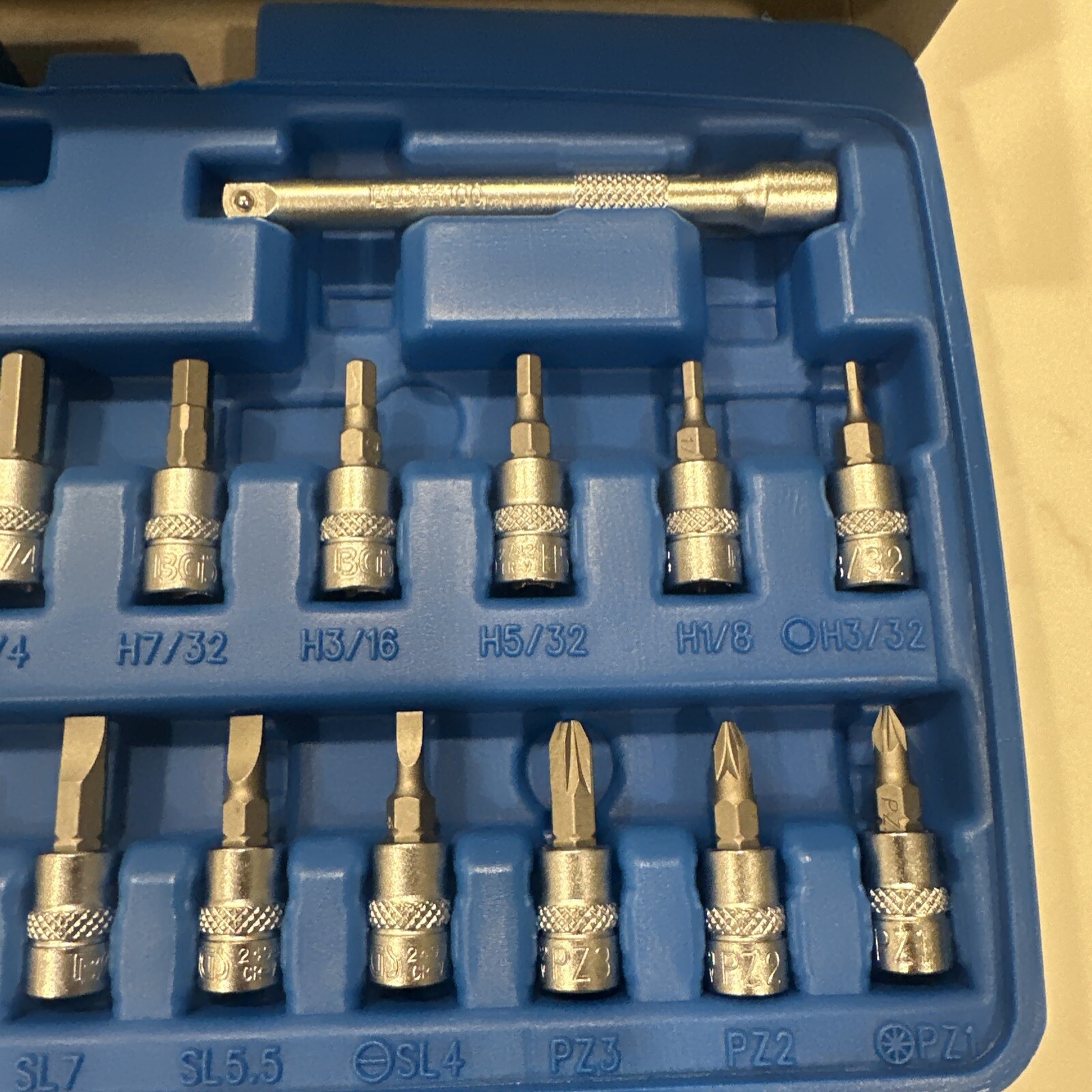 BGS 1/4″ Inch Mechanic Socket Set 46 Pc. Set SAE No. 2141 Steckschlüssel-Satz