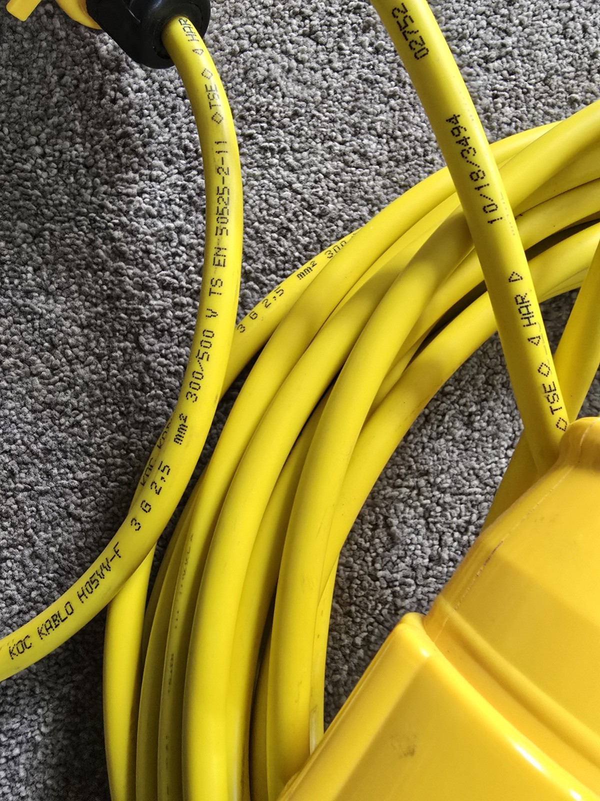 Extension Lead 15m 110V 16A 2.5mm TY-213 IP44 Made In Turkey