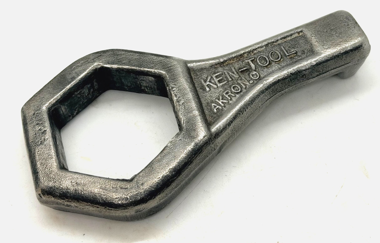 🇺🇸 Ken Tool PorkChop Pin Hook Cap Nut Lug Bud Holder Outer Wrench 1-1/2″ USA