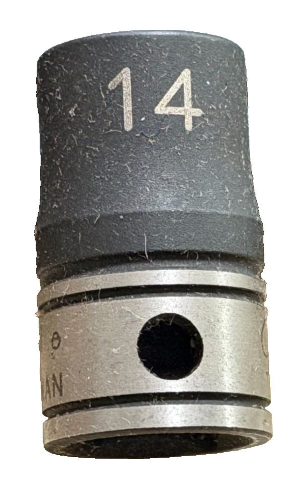 82014M 1/2″ Drive x 14mm Standard Length 6 Pt Duo-Socket Lifetime Warranty