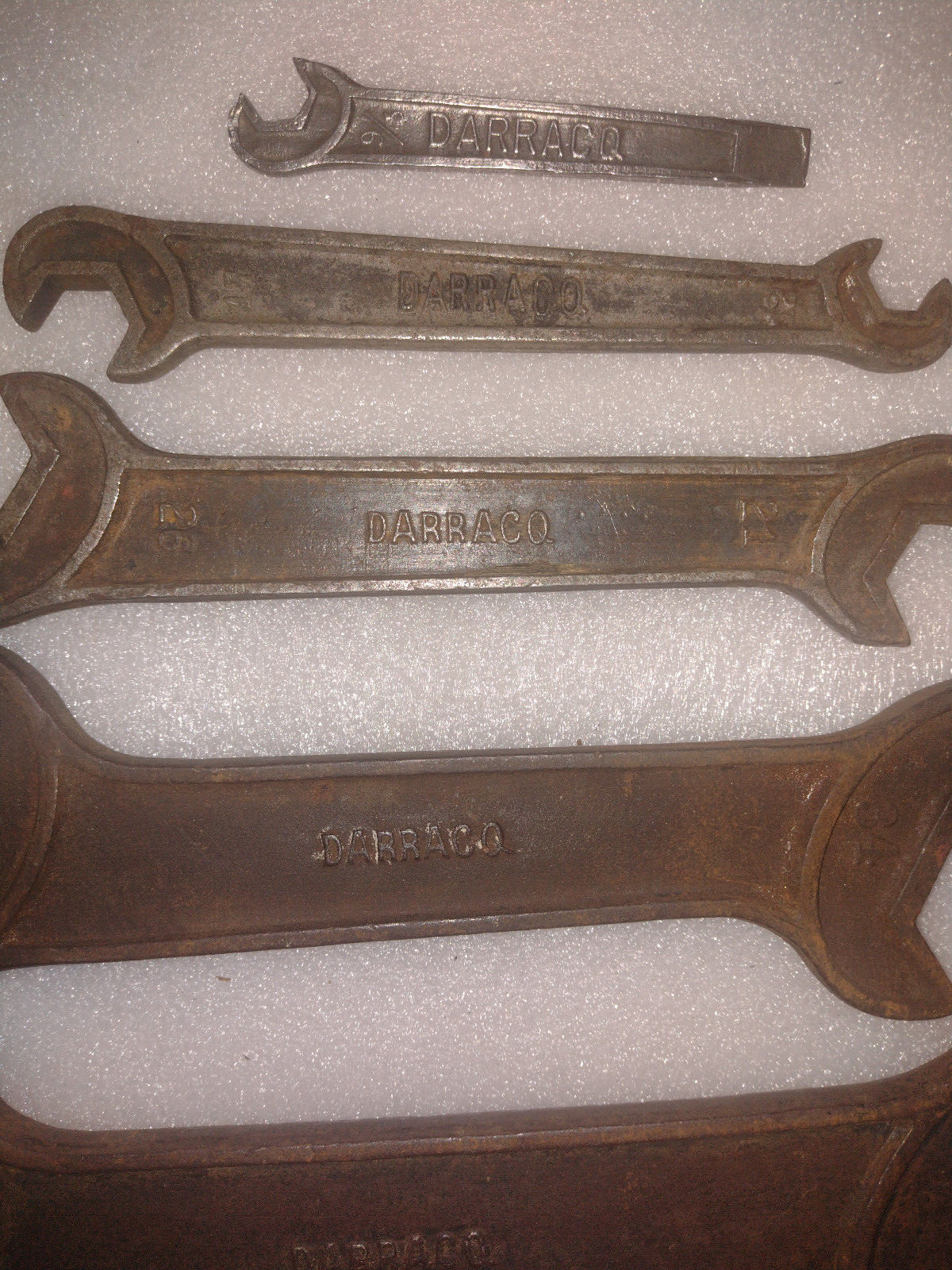 DARRACQ Wrenches Spanners Vintage 1900’s Rare for Classic Vehicles Automotives