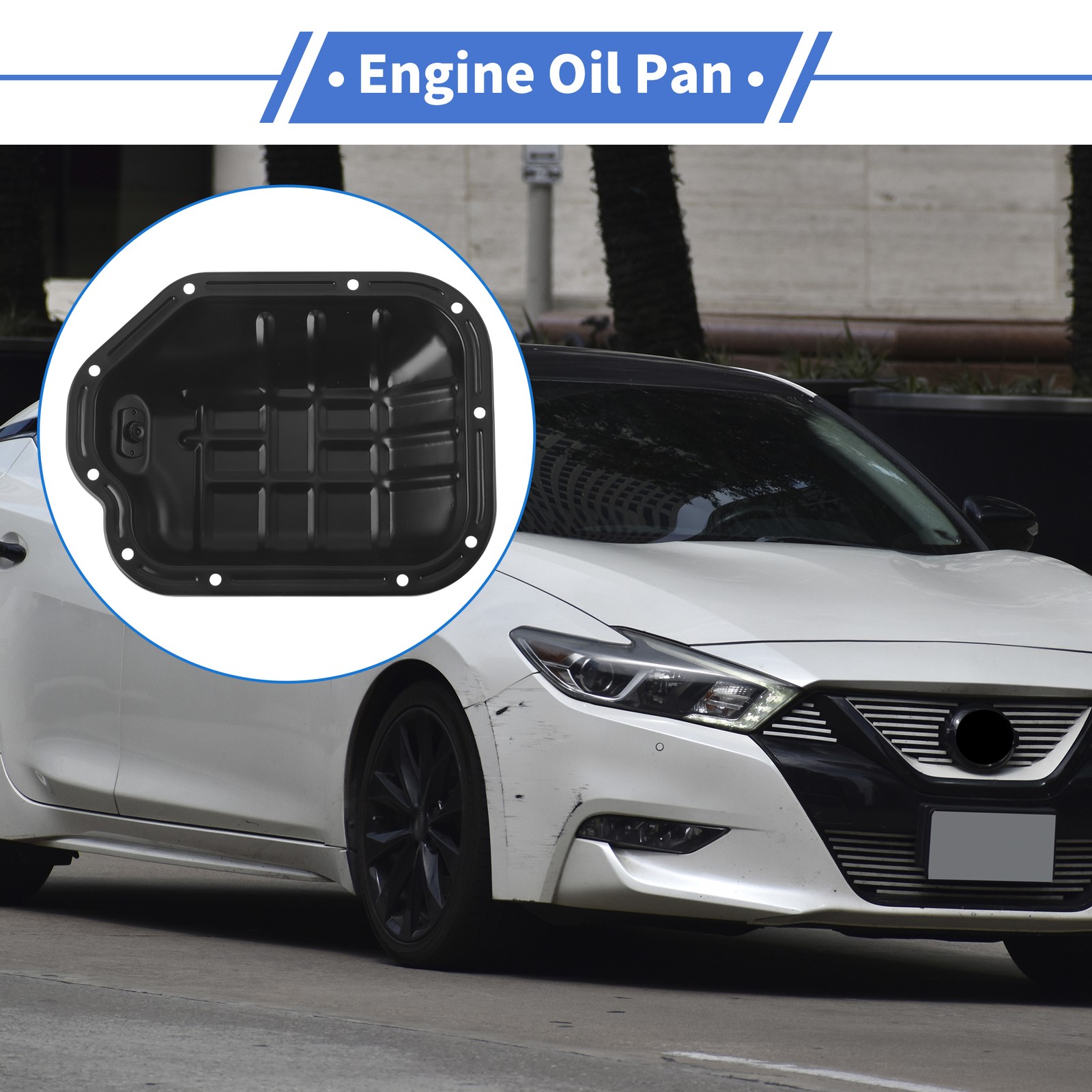 Engine Oil Cup for Nissan Maxima 08-18 V6 3.5L Aluminum Alloy Black