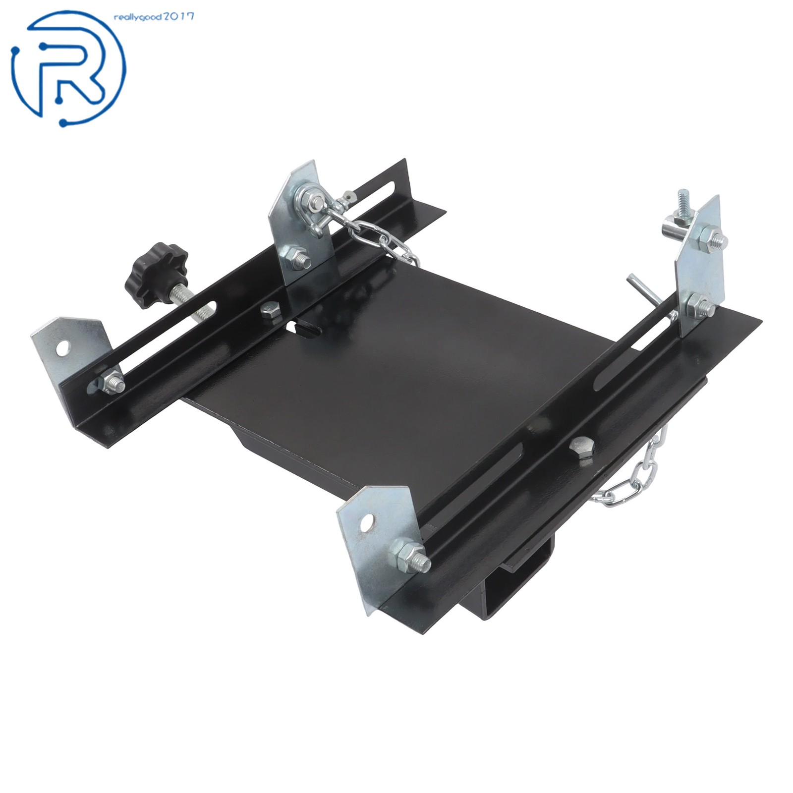 Transmission Floor Jack Adapter 1100lbs Capacity 1/2 Ton For Repair Tool Black