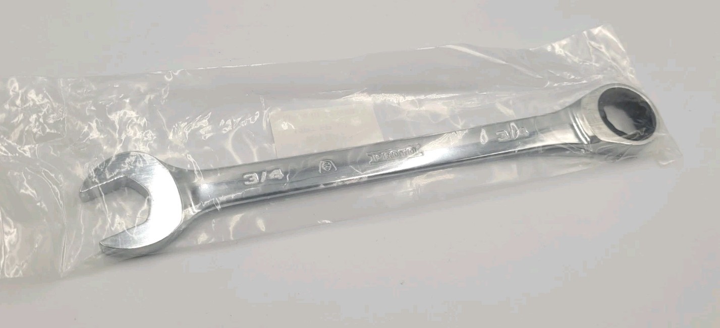 Proto 3/4” Combination Ratcheting Wrench 12pt SAE Non-Reversible JSCR24T – New