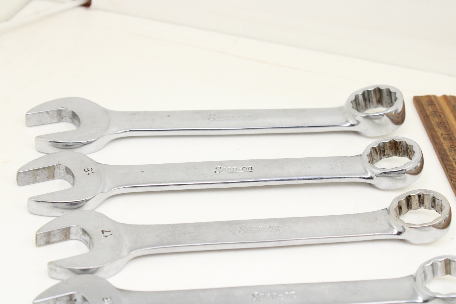 Snap On OEXM6-OEXM19 6-19mm 14 Piece 12 Point Metric Combination Wrench Set USA