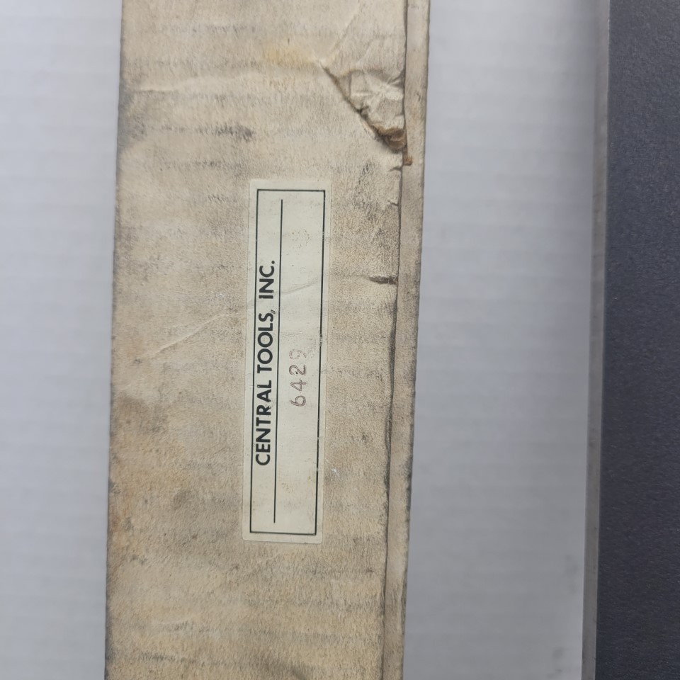 Central Tools 6429 Straight Edge 24 x 1/4″ Great Condition No Rust