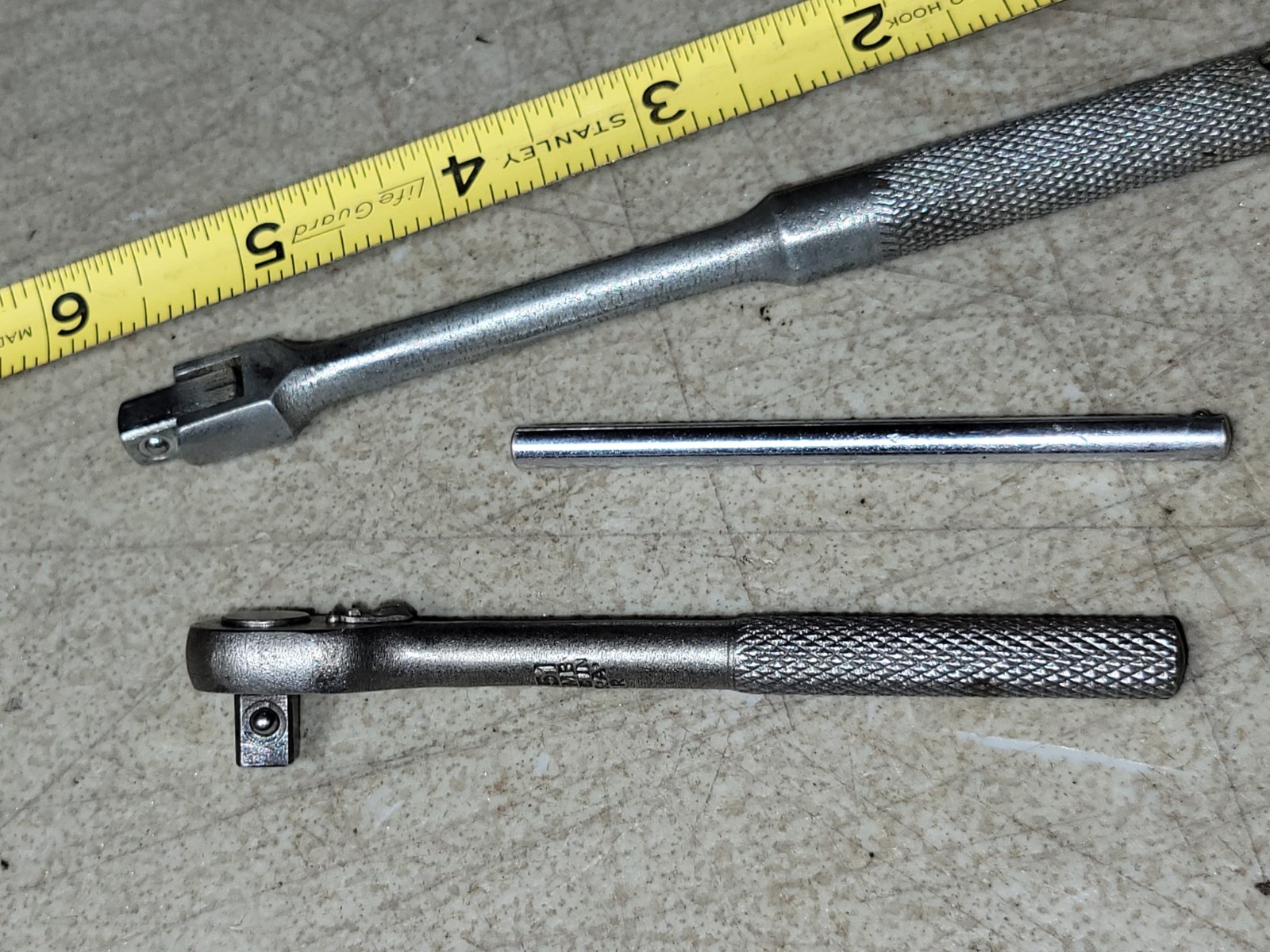 Rare Old Plomb 4751 1/4″ Micro Head Ratchet Socket Wrench working great breaker