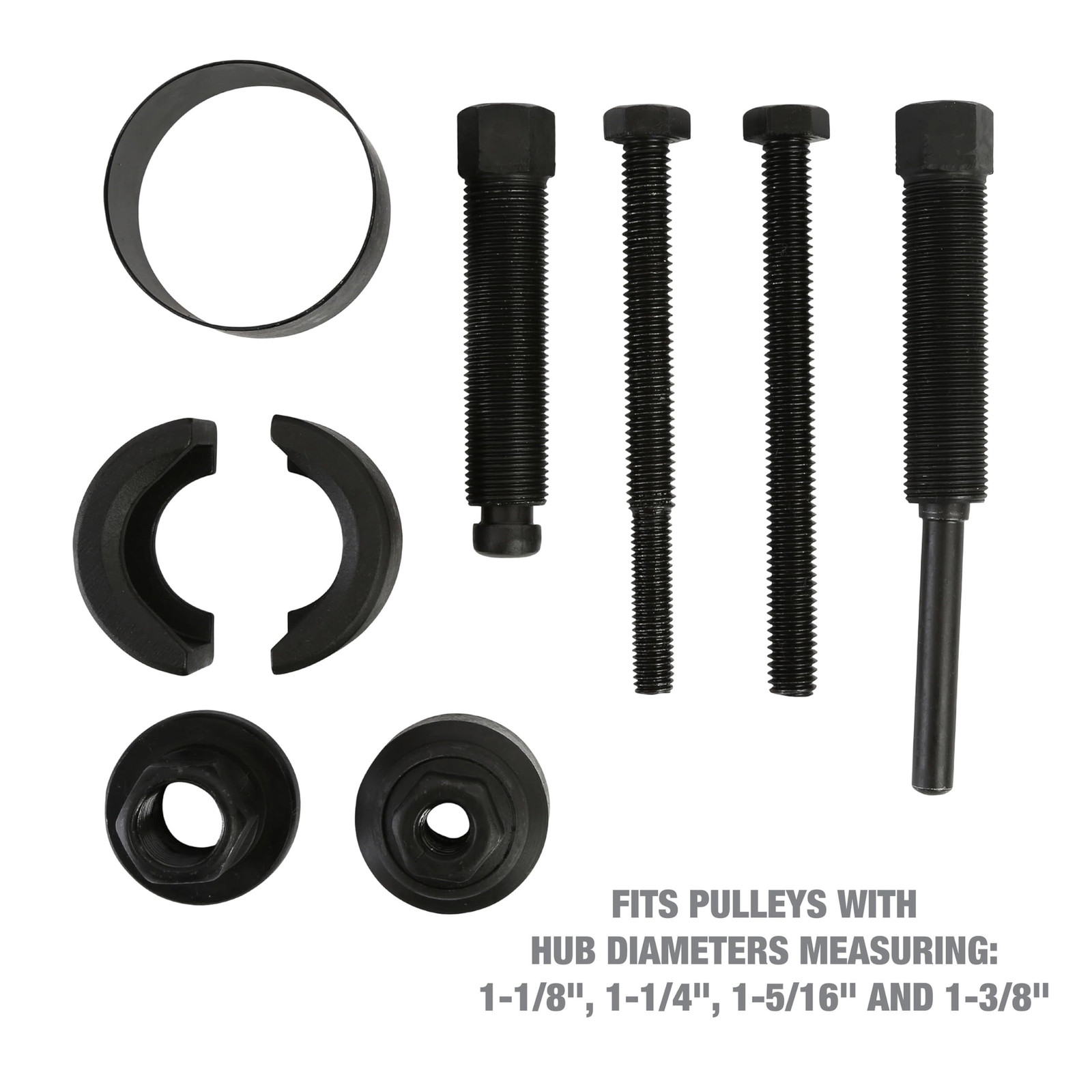 OEMTOOLS Power Steering Pulley Puller and Installer Kit, One Size, Green