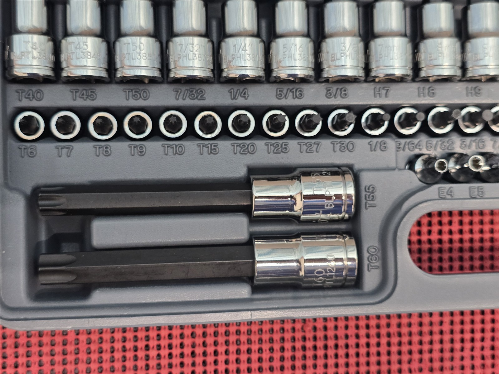 BLUE POINT 87PC TORX AND HEX BIT SOCKET SET BLPTHC87