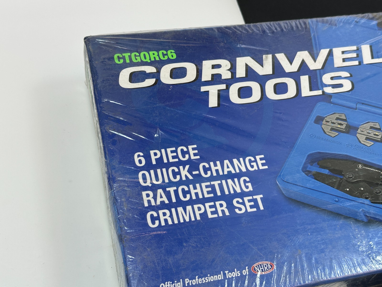 🆕 Cornwell Tools CTGQRC6 6 Piece Quick-Change Ratcheting Crimper Set, Sealed