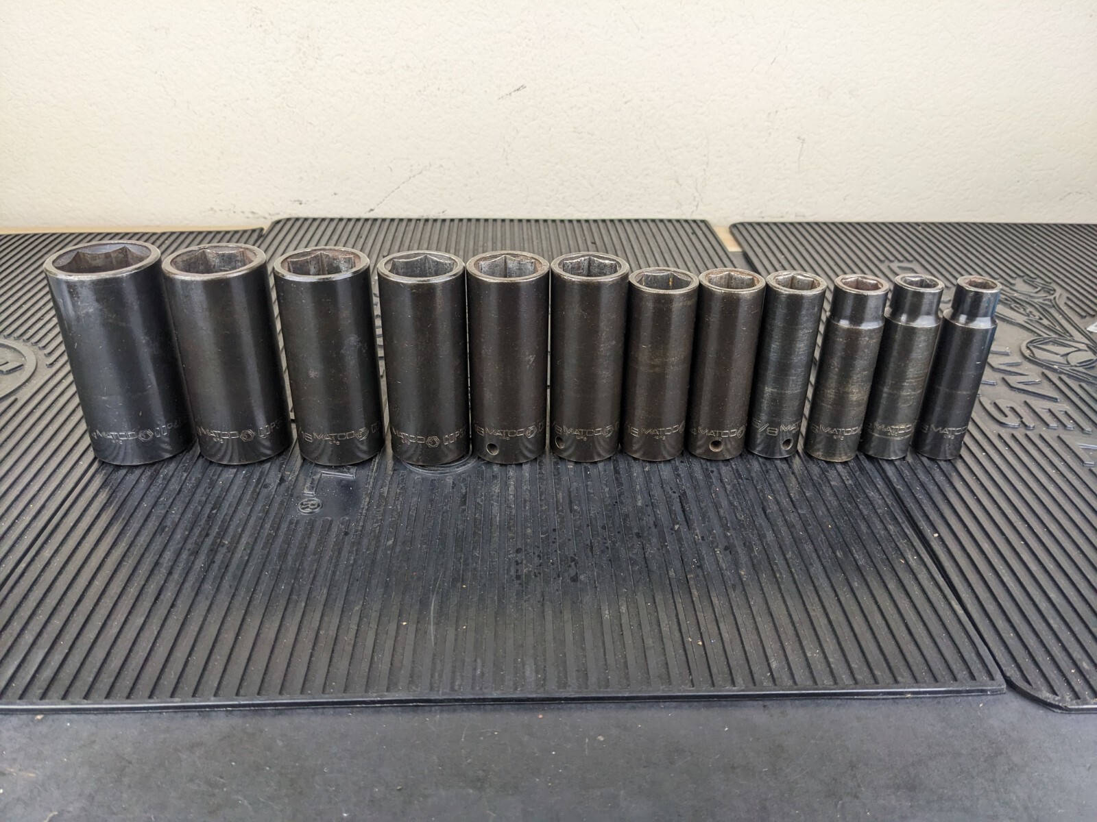 #az356 Matco Tools SCDP136 12pc 1/2” Dr Deep IMPACT Socket Set 7-16” 1-1/4″