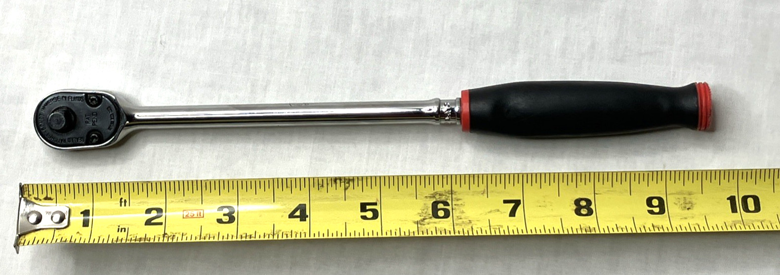 Snap-On Model THLL72 1/4” Drive Ratchet Soft Grip Handle USA 9.75”