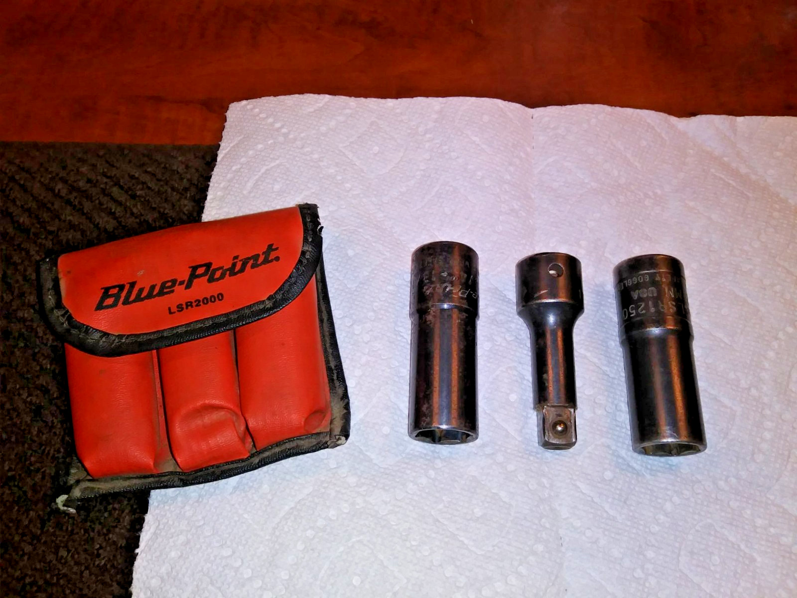 BLUEPOINT BY SNAP-ON LSR2000 1/2 INCH DRIVE THIN WALL IMPACT FLIP SOCKET SET