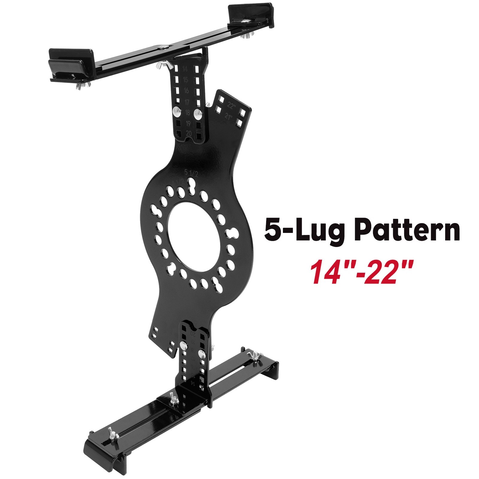5-Lug Pattern 14″-22″Wheel Fitment Simulator Tool Tire Size For Measuring Mockup
