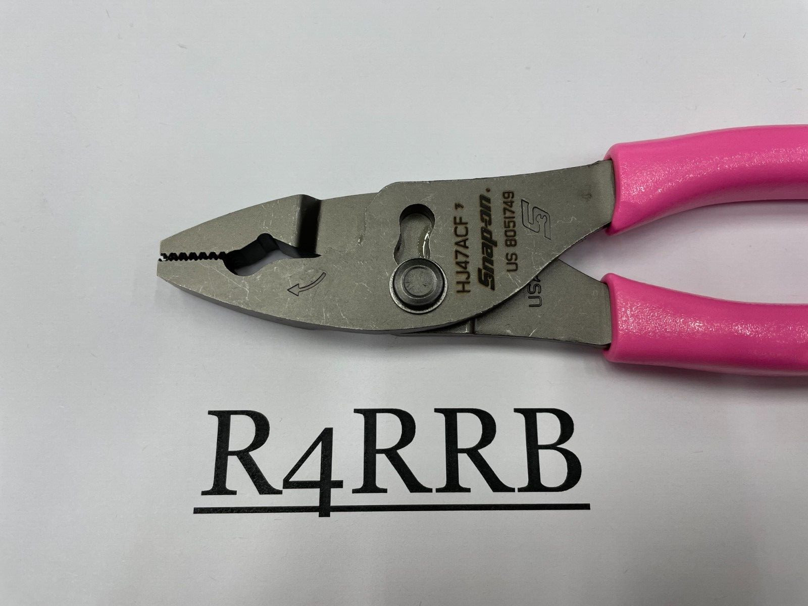 Snap-on Tools USA NEW STYLE PINK 8″ Soft Grip Flank Jaw Pliers HJ47ACFP