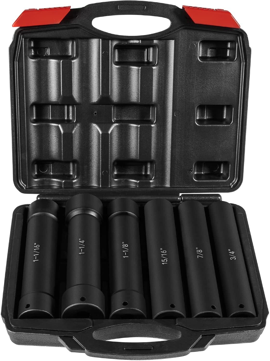 1/2 » Drive Heavy Duty Extended Length Extra-Deep Length Impact Socket Set