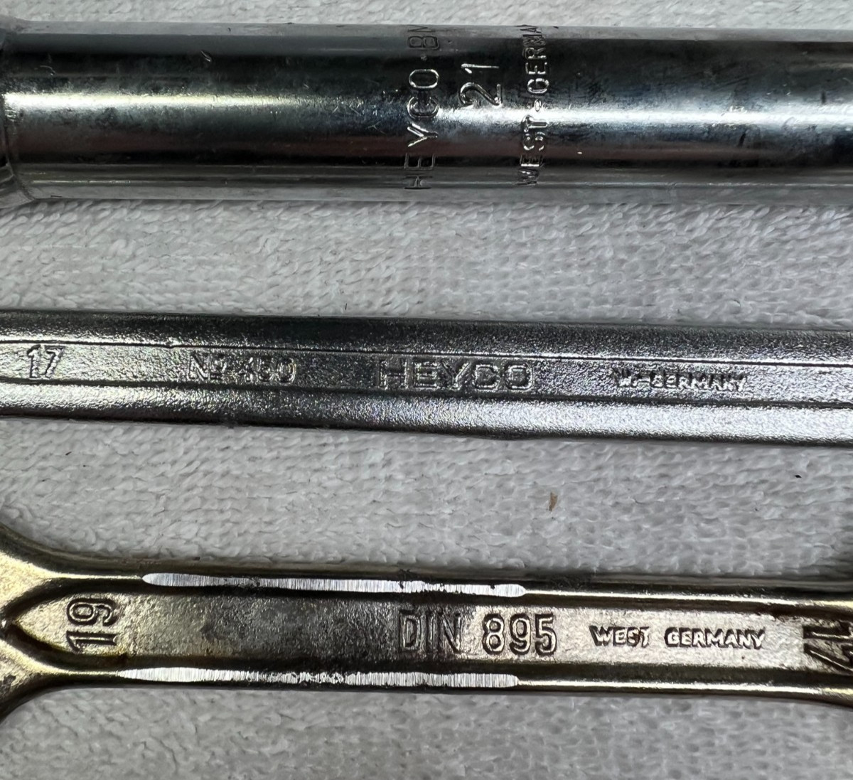 Heyco/Hazet wrenches Metric Multiple styles and sizes lot of 8.5