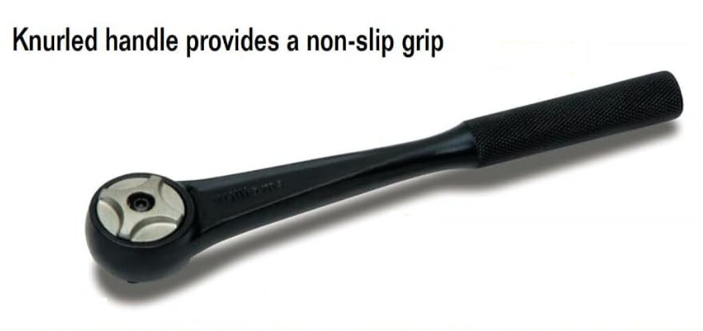 3/8″ Drive Round Head Heavy Duty Ratchet,Black Industrial Finish,Williams BB-52A