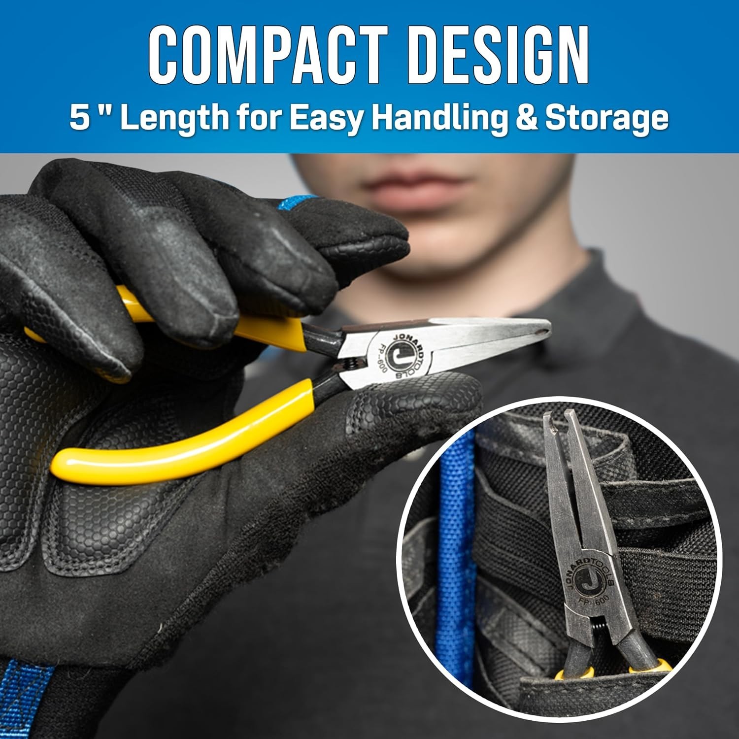 Compact 5″ Chrome Vanadium Fuse Puller with Cushion Grip – Lightweight Design