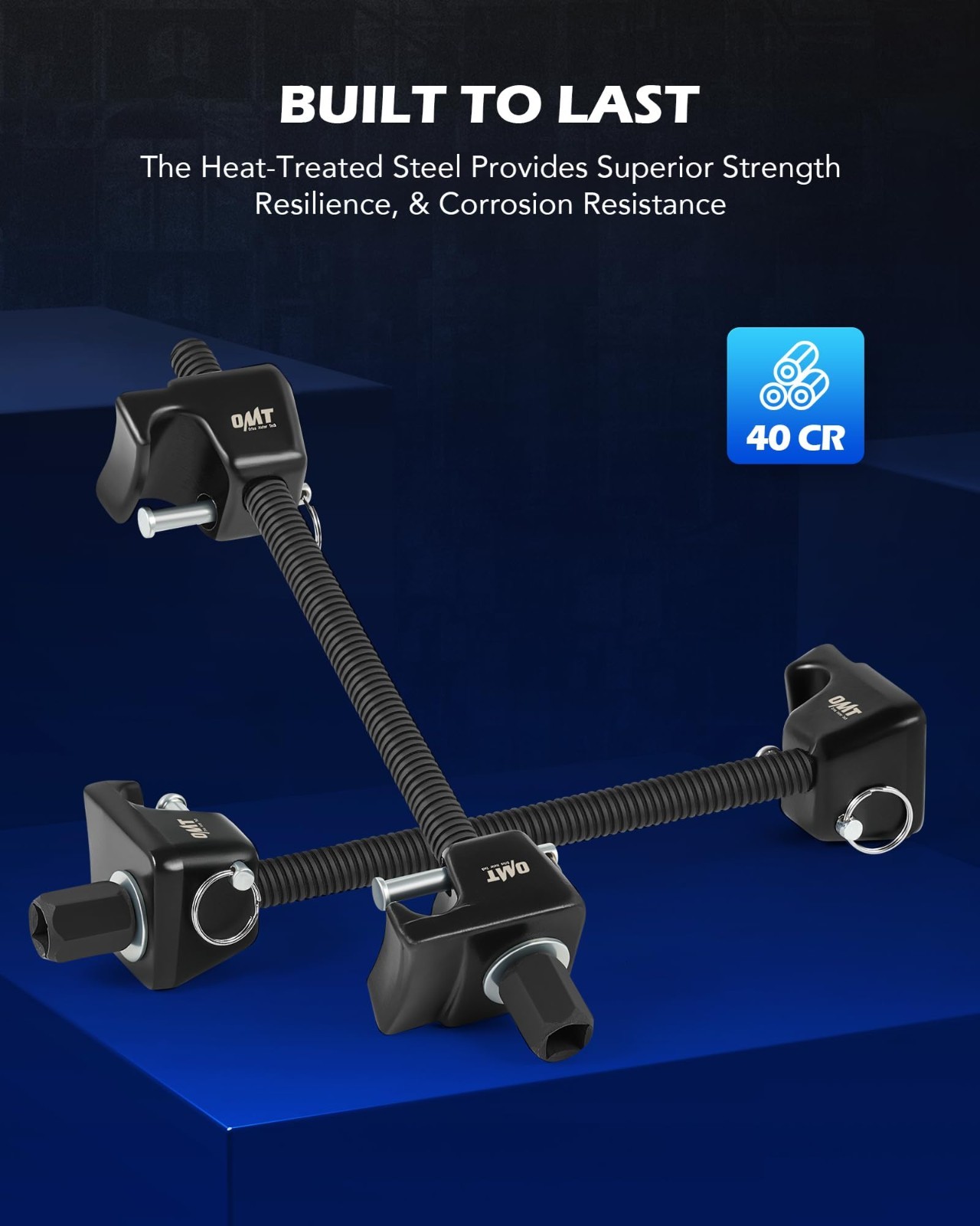 Heavy Duty Macpherson Strut Spring Compressor Tool Set, 10.5″ Range, 2pc