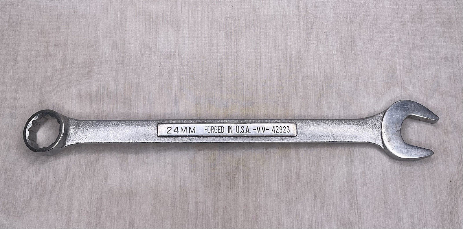 Craftsman 24mm 12pt Combination Wrench -VV- Vintage 42923, Made In USA, Metric