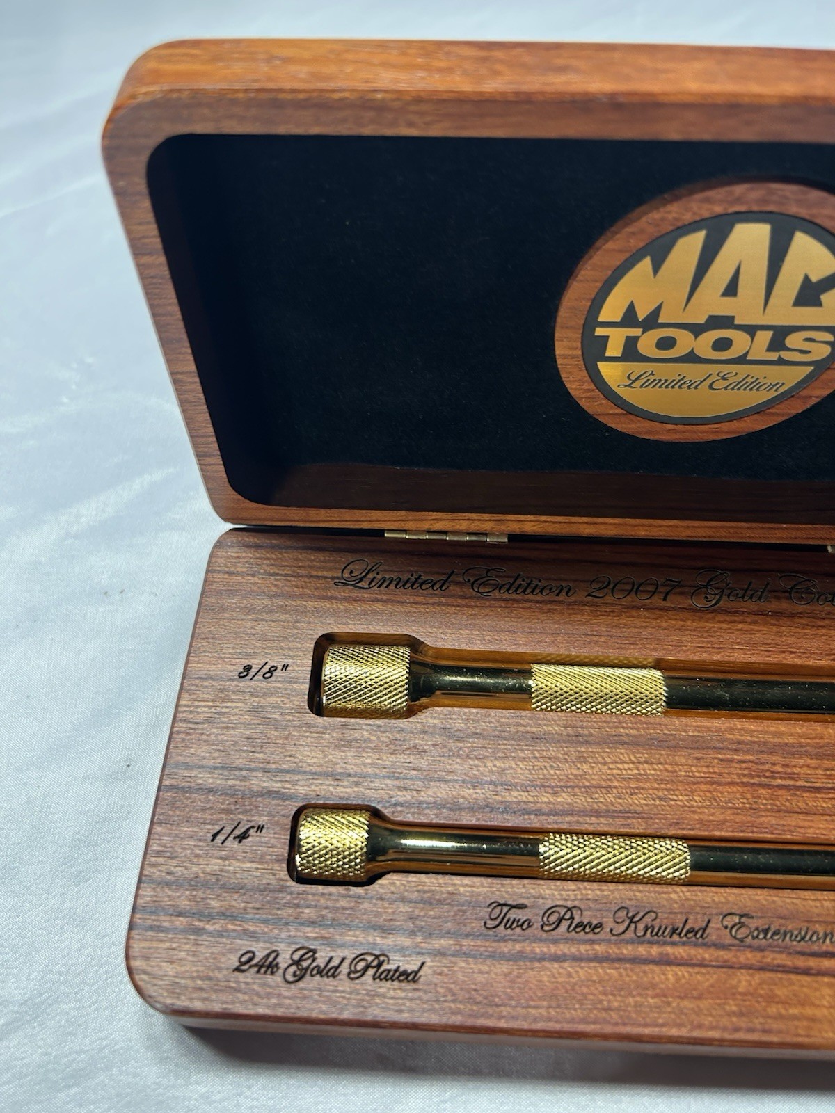 Mac Tools Limited Edition 2007 Two Piece Knurled Extension Set 478 Of 2000 24K