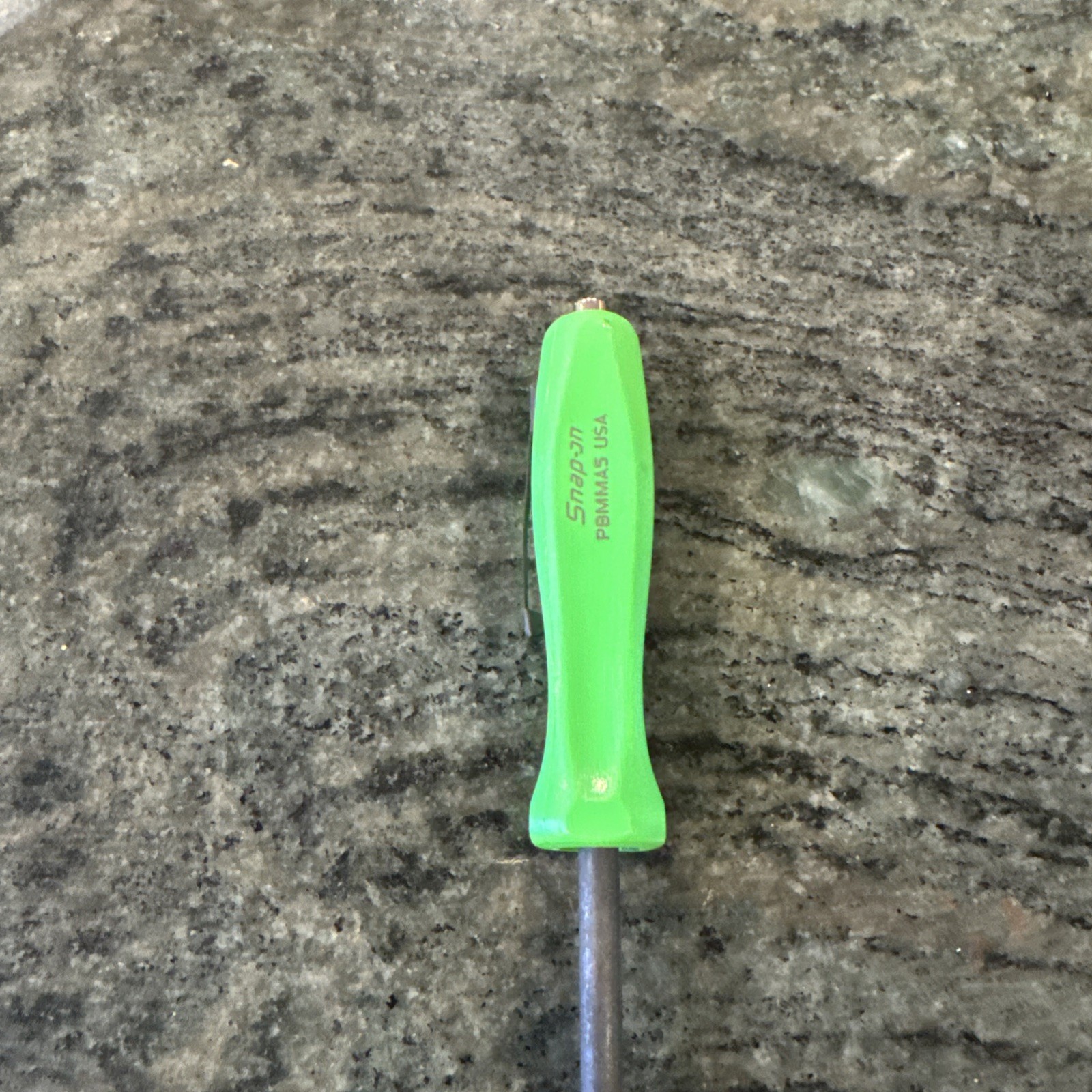 snap on pbmma5g 5” 90dg tip mini pocket prybar green with magnetic tip