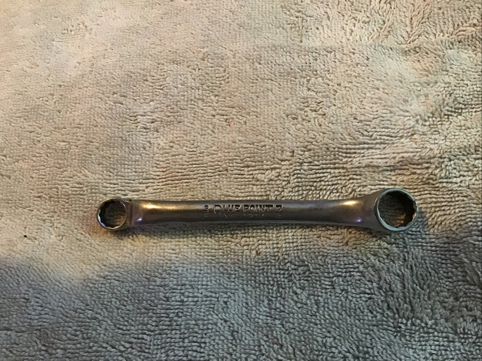 Vintage Blue Point XS1214 Dual Box End Wrench 3/8 x 7/16 by Snap-On USA