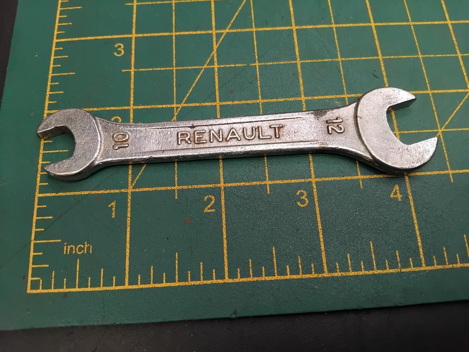 Vintage Renault Open Ended Spanner 10mm & 12mm Tool Kit Spanner LT22750-LL