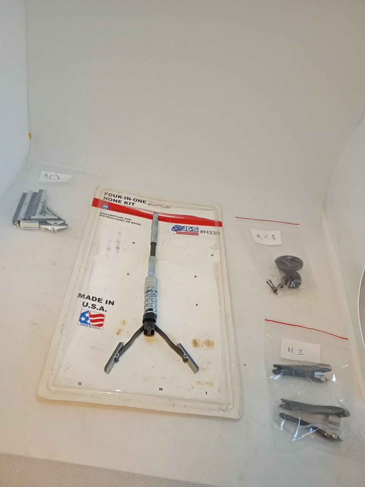 Four in One Hone Kit. COMPLETE. Made in USA.