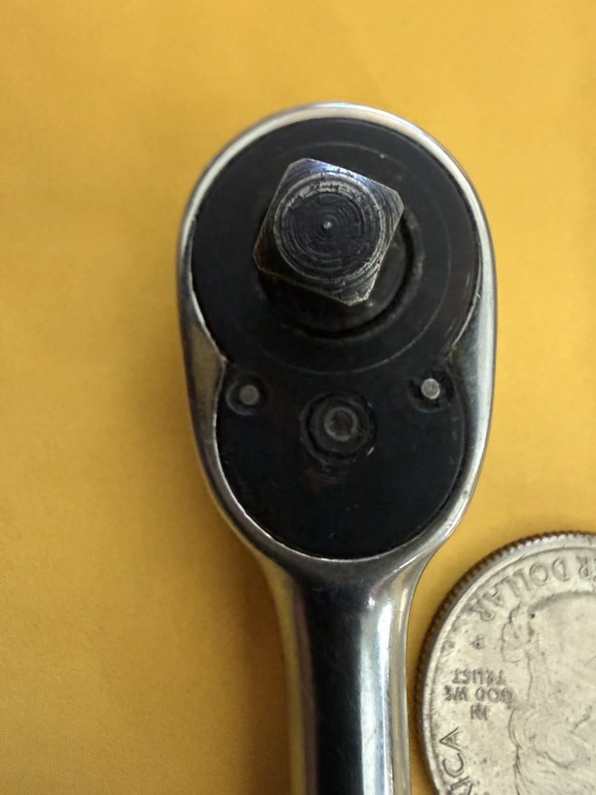 Snap On 1/4″ Ratchet TM 70 B and 5/16” Socket TMD 10. Nice Tool w/Chrome. USA
