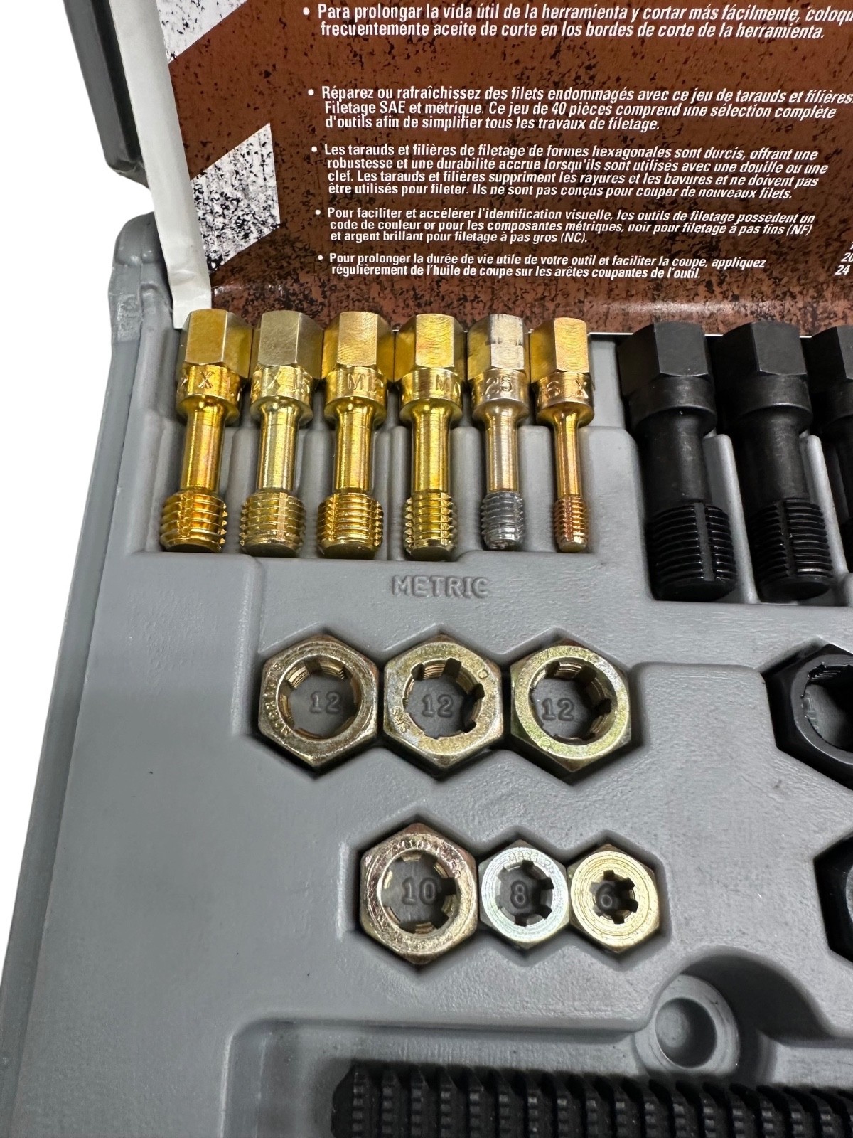 Lang Tools 972, 39 Piece Rethreading Set (ONE MISSING)🔥Fast Shipping🔥