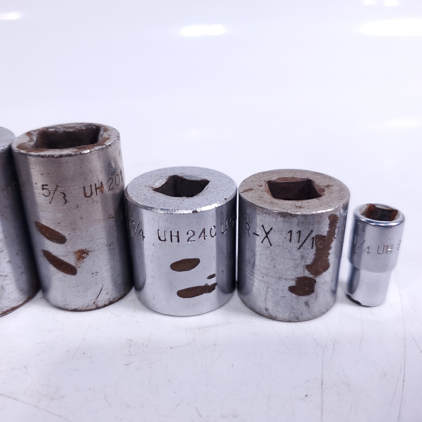 Mixed Lot 6 pcs. Par-X Shallow Sockets SAE UH281 UH261 UH201 UH 220 UH8