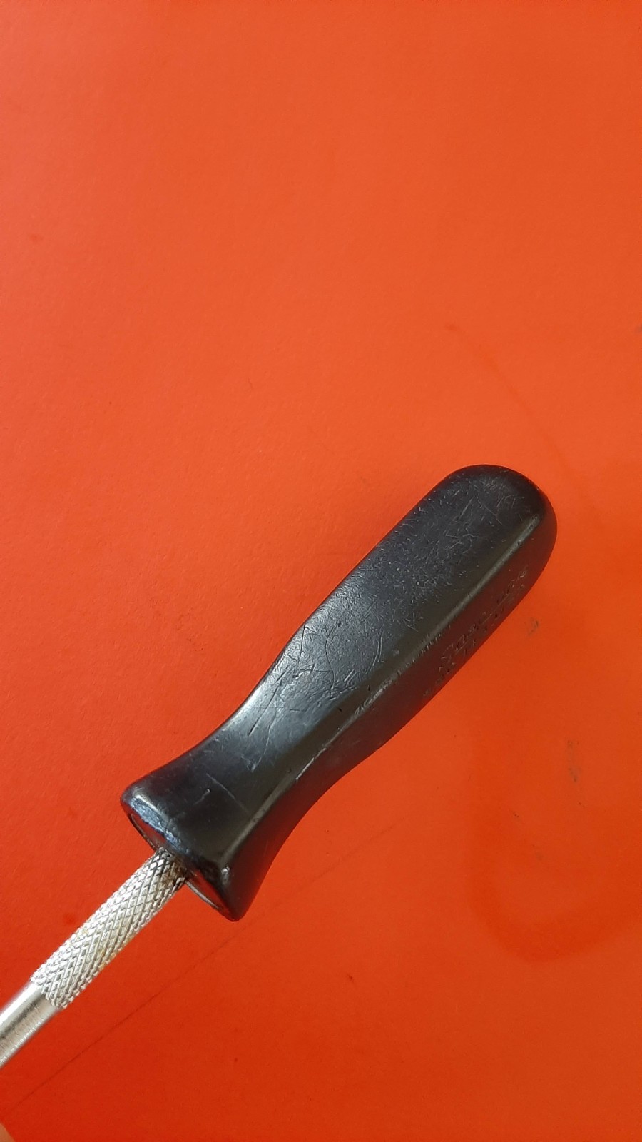 Snap-on Tools SSD143 1/4″ Flat Tip Slotted Screwdriver Hard Black Handle USA