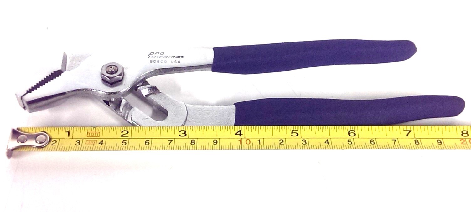 Pro America Tools Blue Grip Groove Pliers 8″ 90800 *Made in the USA*